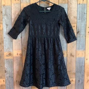 Girls Size 12 Penny Candy Black Lace Fully Lined Dress. Like new!! Worn once!